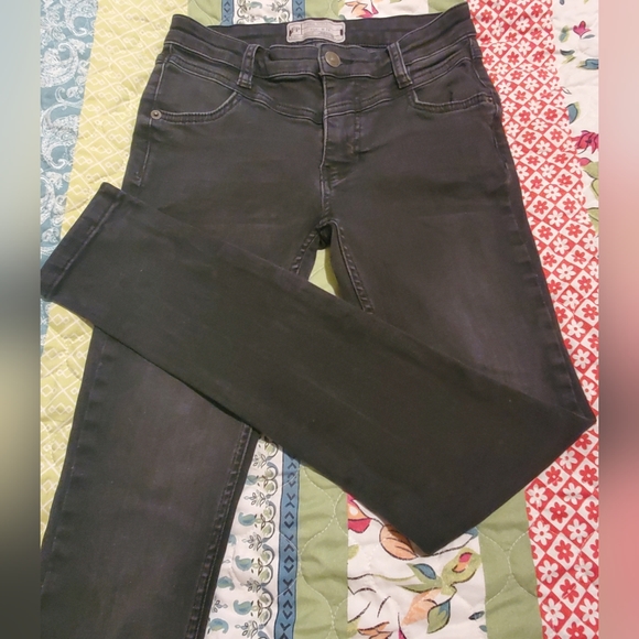 Free People " Mara " Black Wash Skinny size 24 - Picture 4 of 7